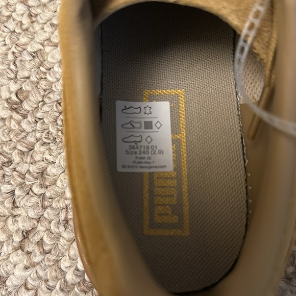 Brown suede Puma sneakers - Picture 5 of 5